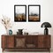 Americanflat Gallery Picture Frame - Set of 2 - Photo Frame for Wall Decor - Shatter Resistant Glass - Adjustable Hanging Hardware - Includes Easel for Tabletop Display - Black